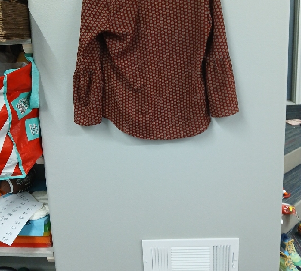 J. Crew Brown Patterned Blouse - image 5